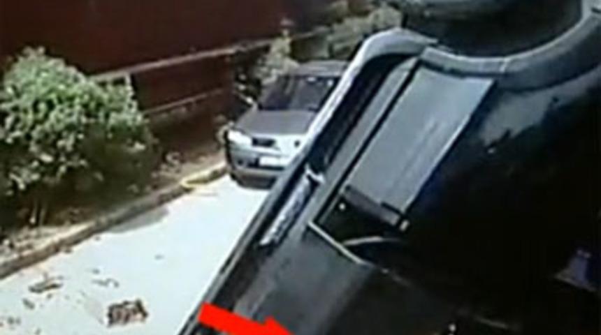 Otoparktan böyle uçtu