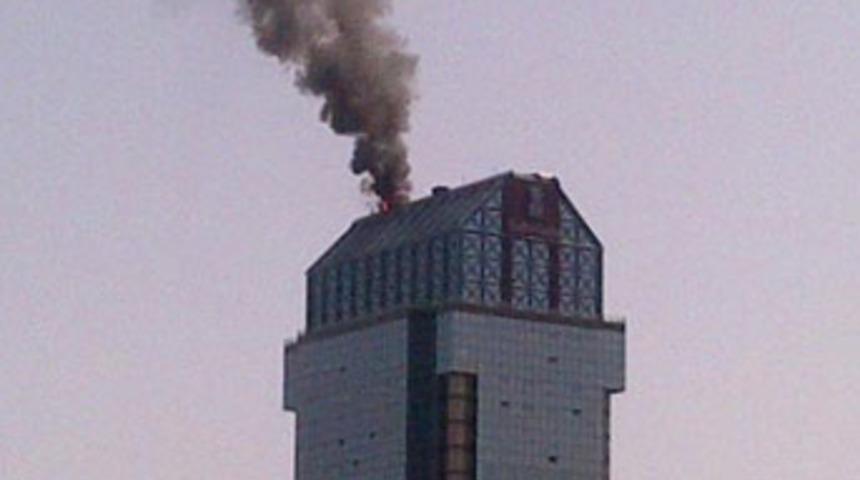 Süzer Plaza'da yangın