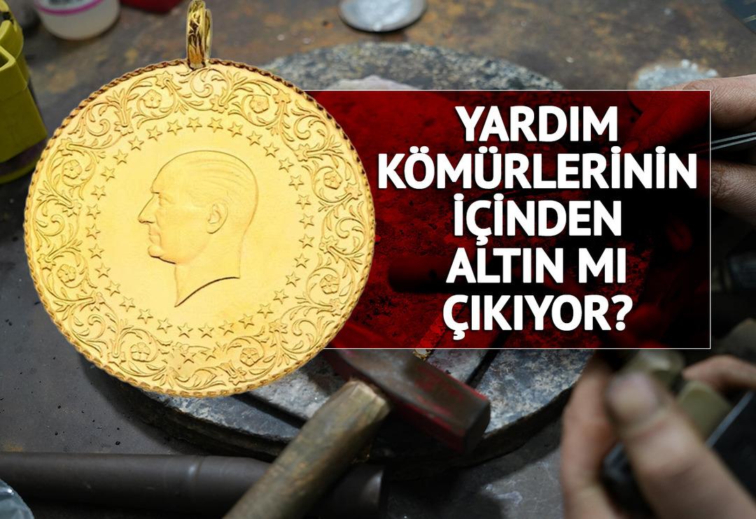 Şehir efsanesi oldu, dilden dile yayıldı! Yardım k&ouml;m&uuml;rlerinin i&ccedil;inden altın mı &ccedil;ıkıyor? Paketi a&ccedil;an kuyumcuya koşuyor