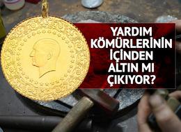 Şehir efsanesi oldu, dilden dile yayıldı! Yardım kömürlerinin içinden altın mı çıkıyor? Paketi açan kuyumcuya koşuyor