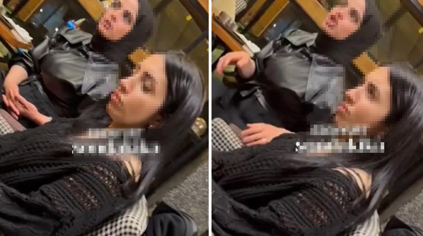 Yer: Esenyurt! Kocasını kafede başka bir kadınla otururken yakalayınca ortalığı birbirine kattı... Küfürler havada uçuştu kimse engelleyemedi