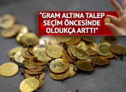 'Seçim öncesi gram altına talep patlaması var' Kuyumcular bile gram altına ulaşmakta zorlanıyor! Kuyumcularda altın fiyatları ne kadar?