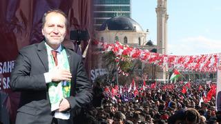 Fatih Erbakan'ın Şanlıurfa mitingindeki kalabalık gündem oldu! Sayı açıklandı, vatandaşlar ezilme tehlikesi geçirdi