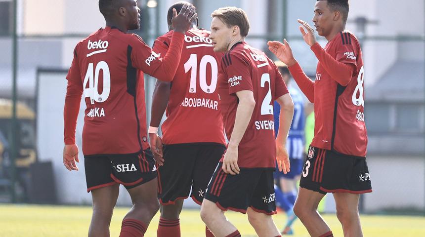Beşiktaş hazırlık maçında rakip takımı gole boğdu!