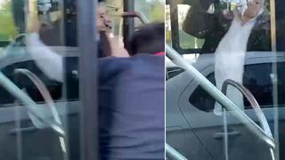 Kadın sürücüyle tartışan muştalı otobüs şoförüne gözaltı!