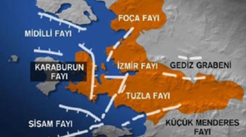 İzmir'deki sarsıntılar sistematik ve fay yeni