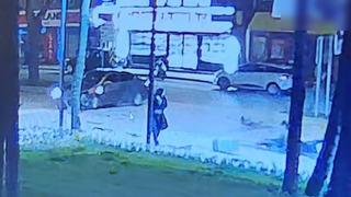 Bursa'da feci kaza! Otomobil ile motosiklet böyle çarpıştı