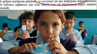 Süt skandalında dikkat çeken ayrıntı