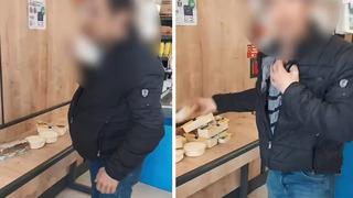 Hırsızlık yaparken market çalışana yakalandı, polise haber vermemesi için bakın nasıl yalvardı!