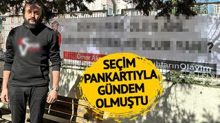 Seçim pankartıyla gündem olmuştu: Farkındalık oluşturmak istedim dedi! O muhtar adayı, aldığı kararı böyle açıkladı