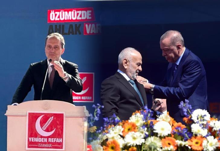 Suat Pamukçu'ya AK Parti rozetini Cumhurbaşkanı Erdoğan taktı! Fatih Erbakan'dan ilk açıklama geldi
