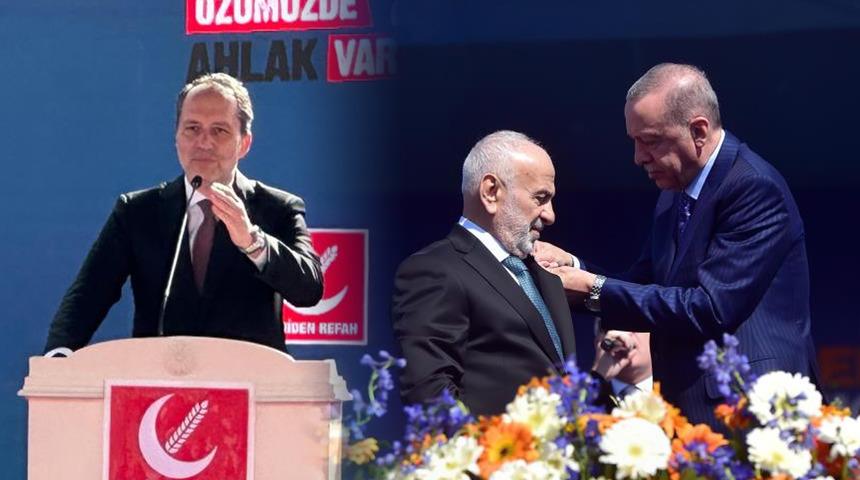 Suat Pamukçu'ya AK Parti rozetini Cumhurbaşkanı Erdoğan taktı! Fatih Erbakan'dan ilk açıklama geldi
