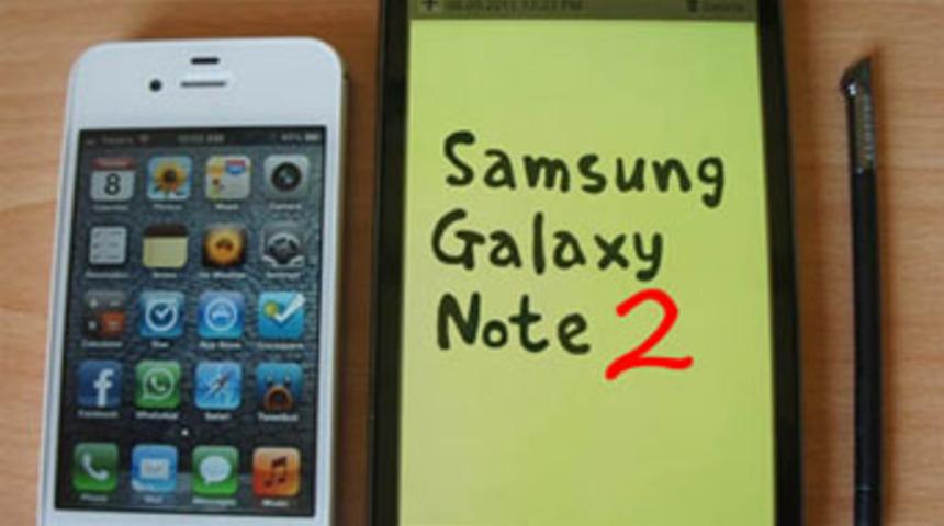 Samsung Galaxy Note 2 geliyor