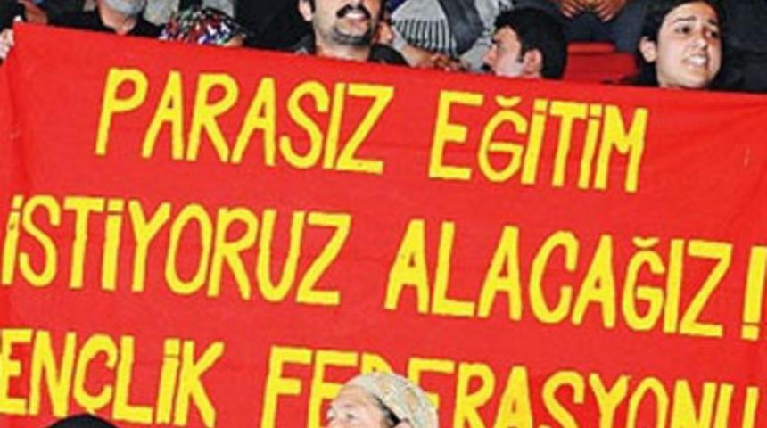 Pankart a&ccedil;an &ouml;ğrencilere 8 yıl hapis