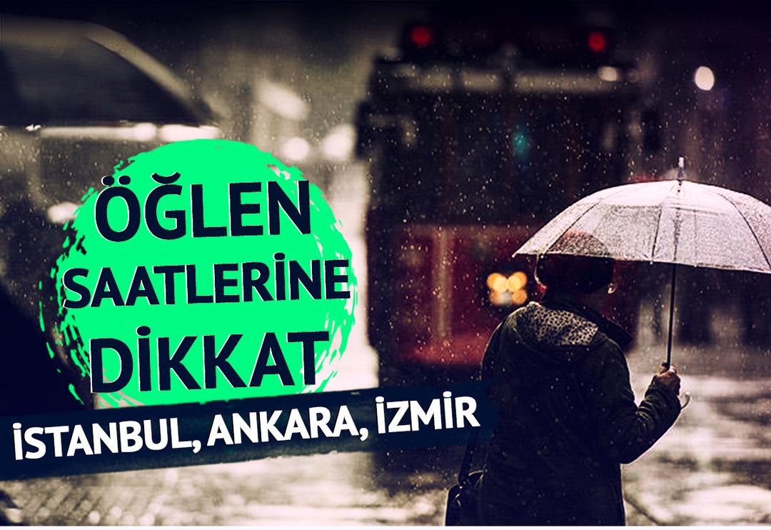 Yağmur, &ccedil;amur, fırtına! Bug&uuml;n aniden başlayacak, &ouml;ğlen kuvvetlenebilir; İstanbul i&ccedil;in uyarı geldi... Meteoroloji'den son dakika hava durumu