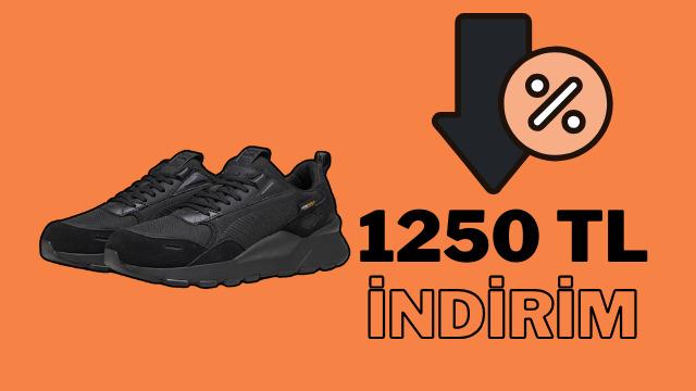 Her adımda rahatlık sunan Puma RS 3.0 Cordura® Spor Ayakkabı'da 1250 TL indirim