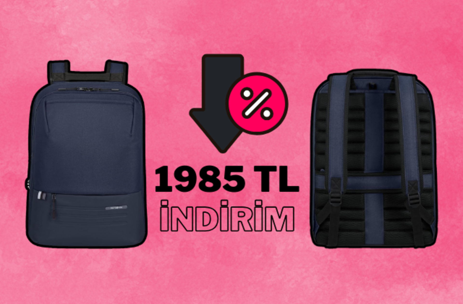 Ömürlük laptop çantası arayanlar buraya! Bahar Fırsatları'na özel Samsonite çanta indirimde