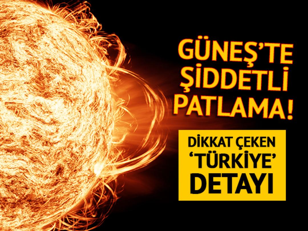 G&uuml;neş'te şiddetli patlama! "Son 6 yılın en g&uuml;&ccedil;l&uuml;s&uuml;" denildi, kritik uyarı geldi... Dikkat &ccedil;eken 'T&uuml;rkiye' detayı