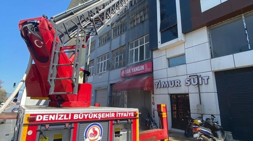 Evde çıkan yangın kısa sürede söndürüldü