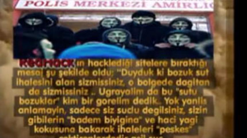 Bozuk süte RedHack tepki verdi