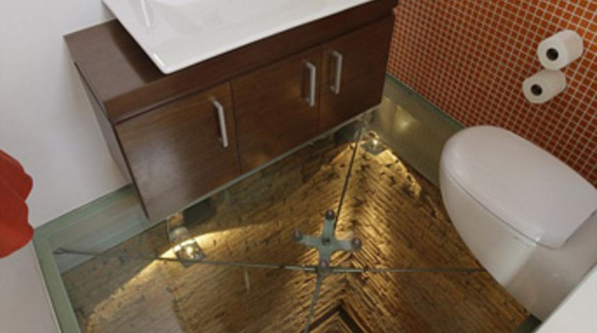 Bu banyoya girmek yürek istiyor!