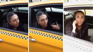 Taksici ile yolcu arasında 'hızlı gitmedin' kavgası kamerada! 'Beni dövüyor' diye bağırıp küfür yağdırdı