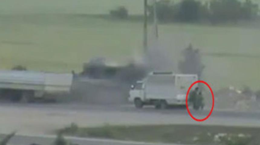 Kontrol noktasında &ccedil;atışma!