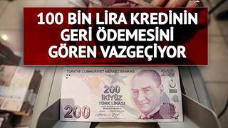 Kredi çekmek hayal oldu! 100 bin TL'lik ihtiyaç kredisinin geri ödemesini gören vazgeçiyor... Aylık taksidi bakın ne kadar oldu?