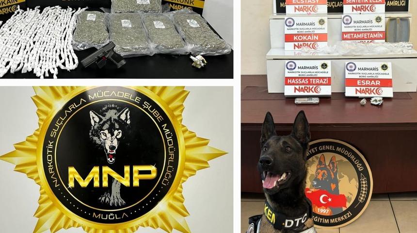 Muğla'da uyuşturucu operasyonlarında yakalanan 7 zanlı tutuklandı