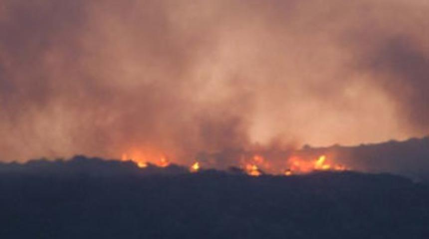 Ayvalık&rsquo;ta korkun&ccedil; yangını