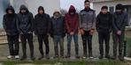 Edirne’de 8 düzensiz kaçak göçmen yakalandı