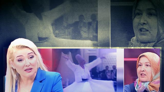 Balta sapları, sopalar... Canlı yayında anlattıklarıyla Zahide Yetiş'i şoke etti! Semazen kocası için 'ayakta başka yatakta başka' dedi