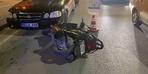 Burdur’da otomobile çarpıp sürüklenen motosikletli genç ağır yaralandı