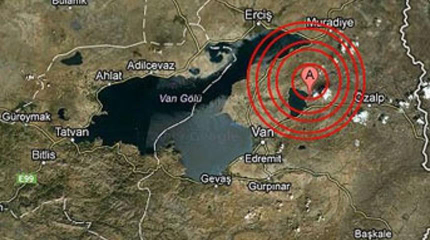 Van'da deprem korkutan deprem
