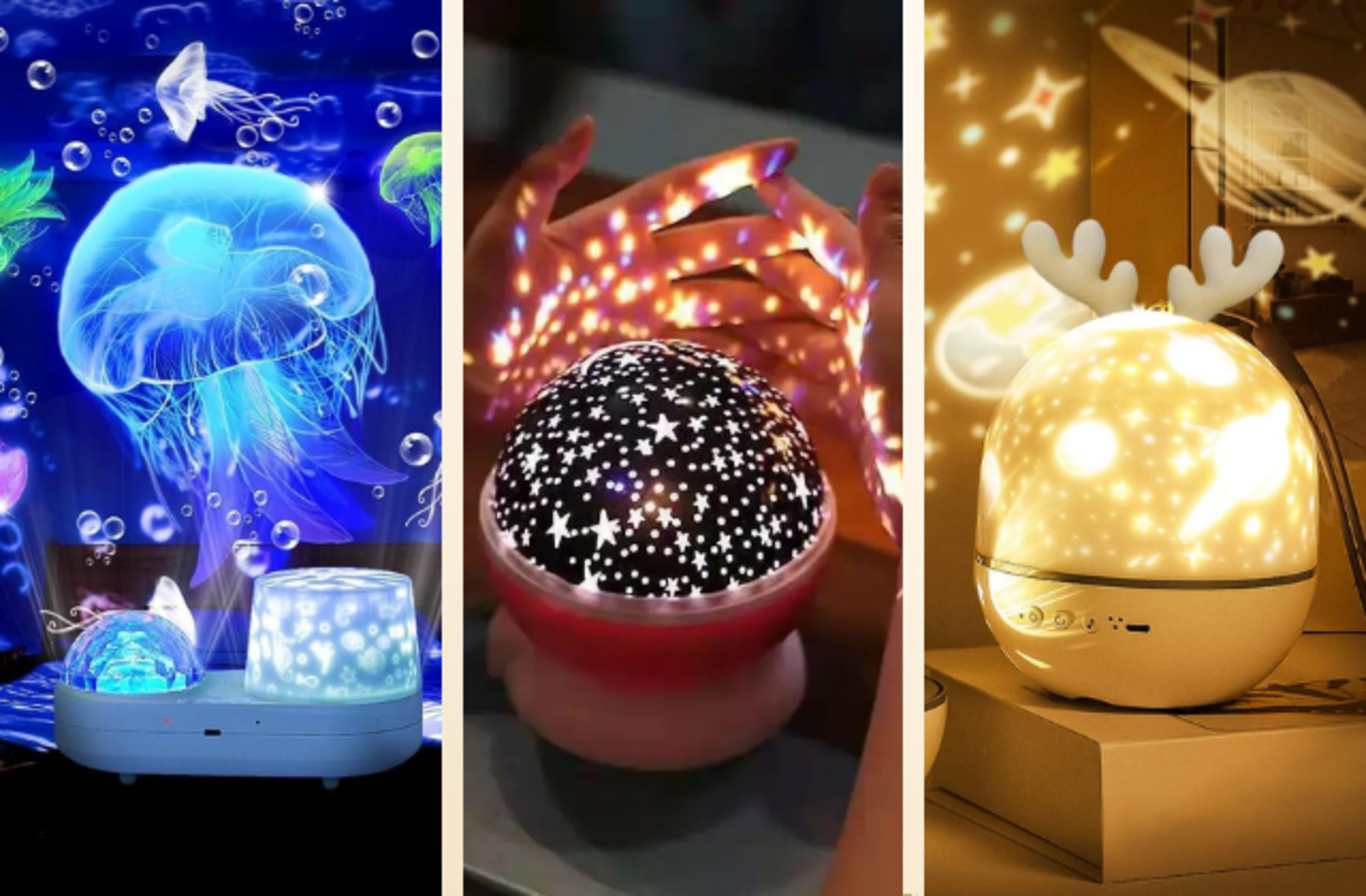 Gökyüzünü odanıza taşıyacak son zamanların en popüler projeksiyon gece lambaları 