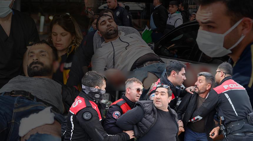 Yer: Antalya! Ortalık bir anda karıştı, çok sayıda yaralı var: 'Aracımın arkasında duranı vururum'