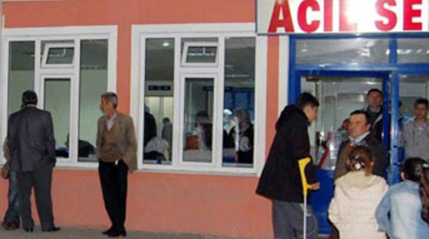 Acil serviste doktora tabancalı tehdit
