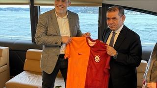 Galatasaray Başkanı Dursun Özbek, Martin Jahn ile bir araya geldi