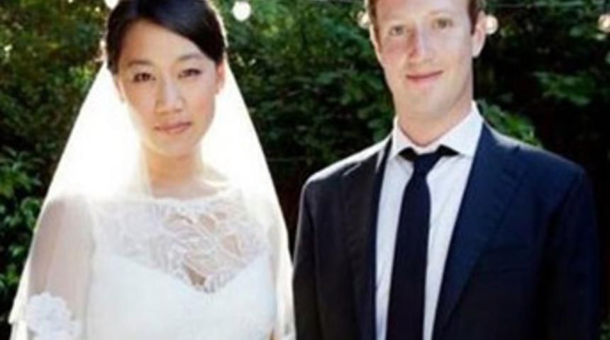 Facebook'un kurucusu Zuckerberg evlendi!
