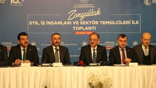 Bakan Özhaseki, Zonguldak'ta konuştu: