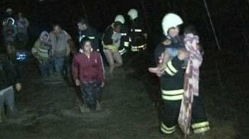 Edirne'de dere taştı