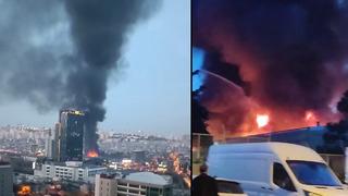 İstanbul'da korkutan yangın! Dumanlar gökyüzünü kapladı: Çok sayıda ekip sevk edildi