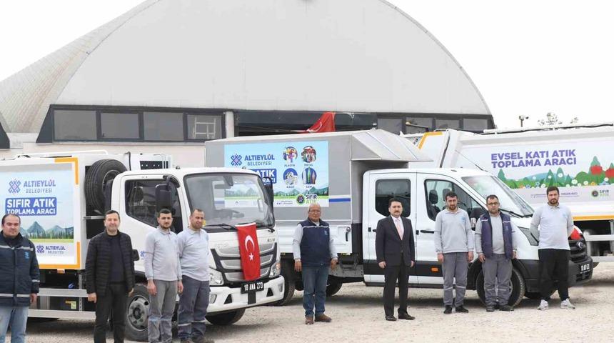 Altıeylül’de 100 bin ton geri dönüşüm dönüştürüldü