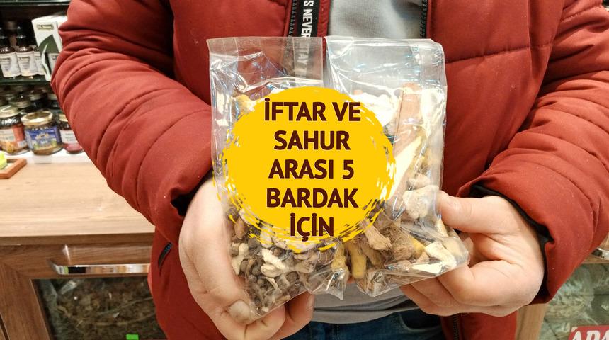 Ramazanda sindirimi kolaylaştıran karışıma yoğun ilgi! İftar ve sahur arasında içildiğinde susuzluğu engelliyor