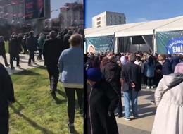 Emekliler güpegündüz akın etti: 2 bin TL'lik alışveriş kartını duyunca koşarak gittiler! Sancaktepe'deki görüntülere tepki gecikmedi