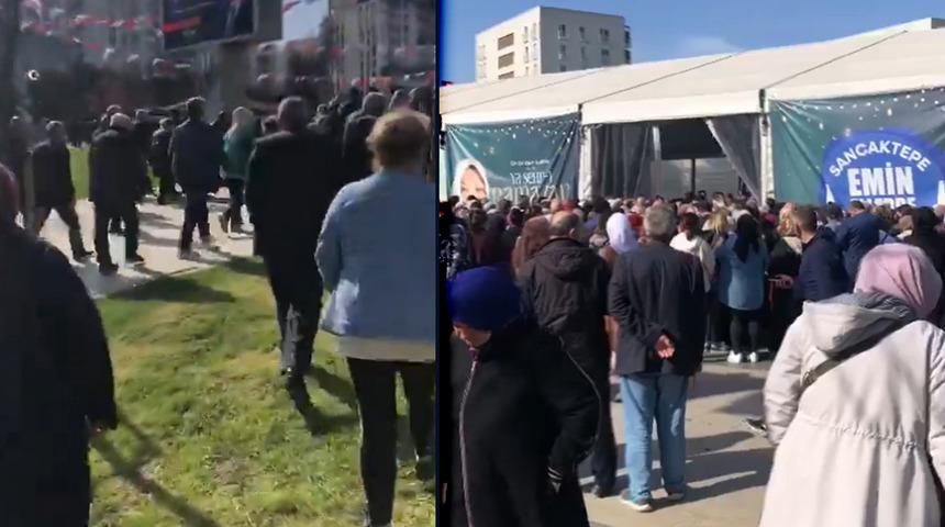 Emekliler güpegündüz akın etti: 2 bin TL'lik alışveriş kartını duyunca koşarak gittiler! Sancaktepe'deki görüntülere tepki gecikmedi
