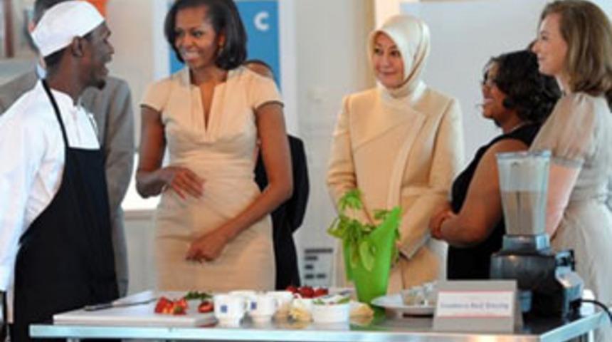First Lady'ler mutfakta