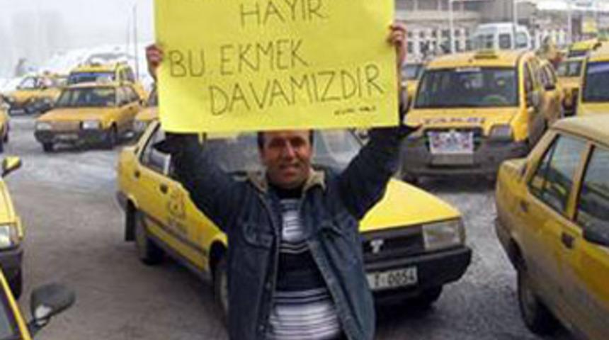 Korsan taksiye binene 600 lira ceza!