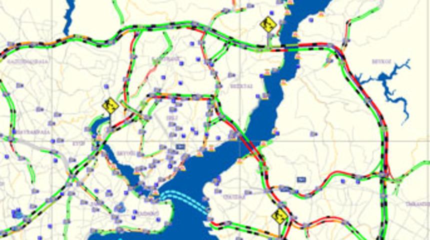 Dikkat! Köprü trafiği kilit