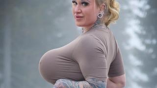 'Finlandiya'nın en büyük göğüslerine' sahip kadın eski halini paylaştı! Gören çok şaşırdı